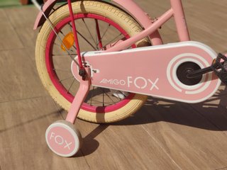 Bicicleta infantil Amigo Fox rosa