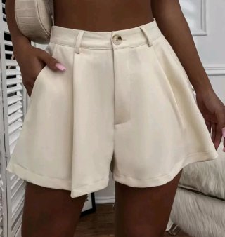 Falda pantalón SHEIN blanca