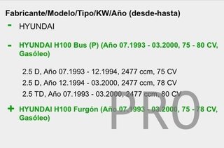Kit embrague Hyundai h100 nuevo