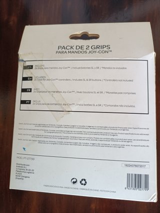 Pack 2 Grips para Mandos Nintendo Switch