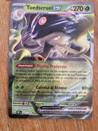 3 Cartas Pokemon EX Español llamas obsidianas obf