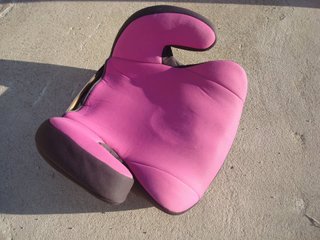 Elevador coche infantil rosa