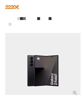 Samsung Galaxy Z Fold7 512GB Negro Nuevo 1500€