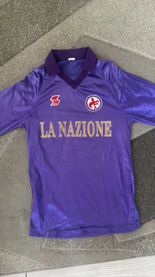 Maglie Fiorentina sponsor La Nazione e Crodino