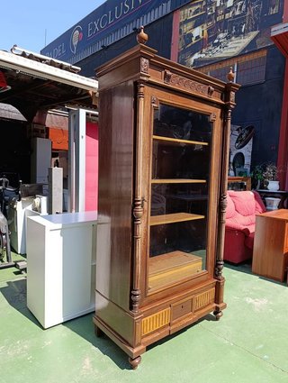 VITRINA/LIBRERIA VINTAGE - S. XIX