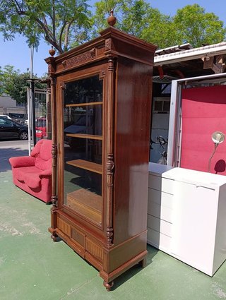 VITRINA/LIBRERIA VINTAGE - S. XIX