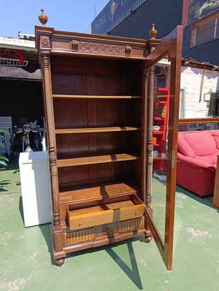 VITRINA/LIBRERIA VINTAGE - S. XIX