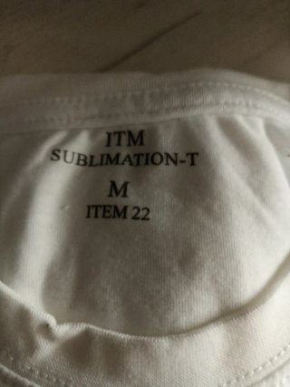 6 Camisetas para sublimación (blancas)