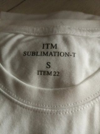 6 Camisetas para sublimación (blancas)