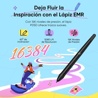 Tableta Gráfica XPPen Deco Mini7W V2 Negra