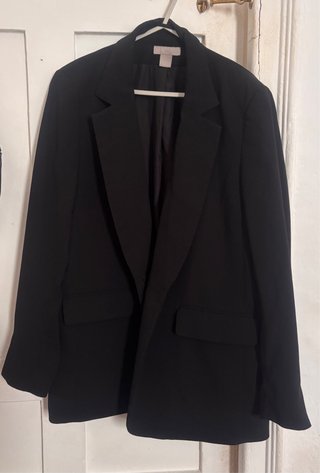 Blazer H&M Negro Talla L
