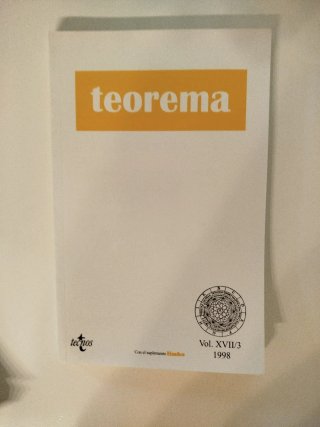 Revista filosofía Teorema vol.XVII/1,2,3