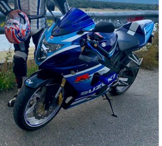 Suzuki GSXR600 2005 Pegatina B Acepto cambio