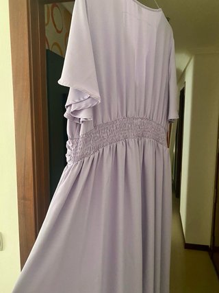 Vestido largo lila SHEIN talla única