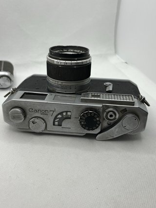 Antiche Fotocamere Argento e Nero