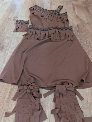 Disfraz India Niña Talla 6-8