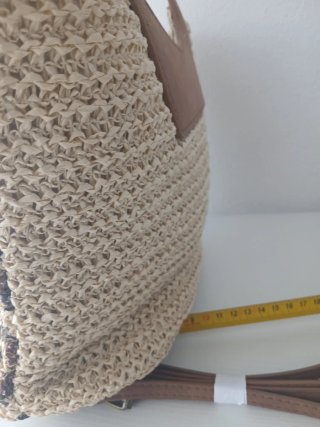 Bolso de rafia MAC&NOA multicolor