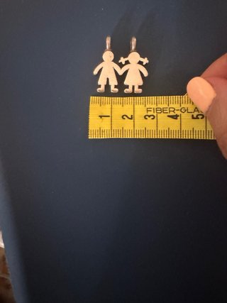 Colgante Niño y Niña TOUS Plata