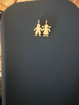 Colgante Niño y Niña TOUS Plata