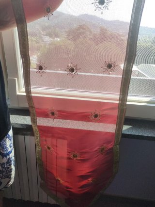 Fatto a mano Copritavola/divano etnico ornamentale