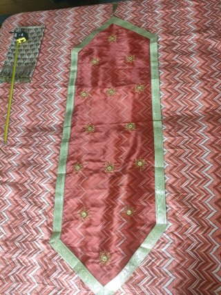Fatto a mano Copritavola/divano etnico ornamentale