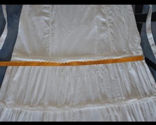 Vestito lungo bianco estivo Indian Emporium