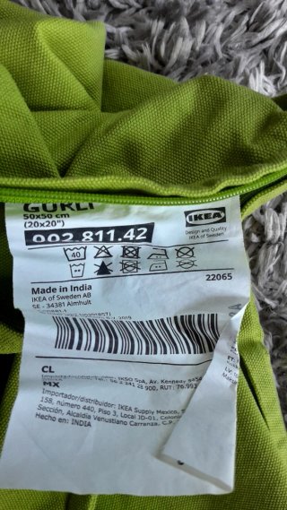 Fodera per cuscino grande IKEA 100% cotone