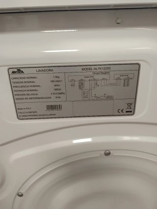 Lavadora ARTICA AL7K1220C 7kg