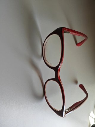 Montura de gafas roja