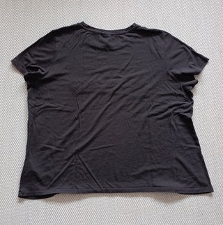 Camiseta Negra Pedrería H&M Talla XL