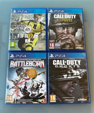1TB Consola Slim Playstation 4 + 4 Videojuegos
