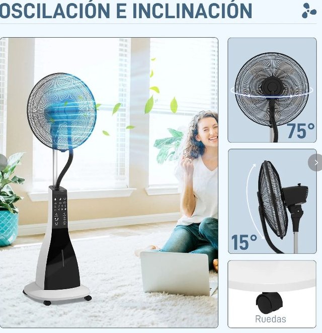 Ventilatore Nebulizzatore 3 Velocità