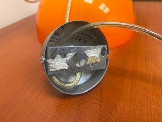 Lámpara colgante naranja LED