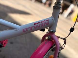 Bicicleta infantil niña rosa