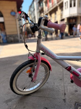 Bicicleta infantil niña rosa