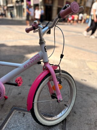 Bicicleta infantil niña rosa