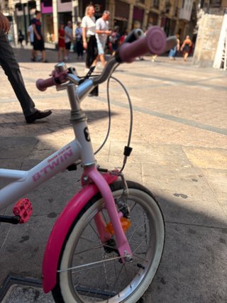 Bicicleta infantil niña rosa