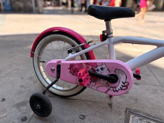 Bicicleta infantil niña rosa