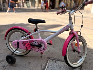 Bicicleta infantil niña rosa