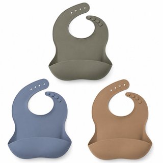 Pack 3 Baberos Silicona Bebé