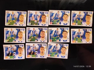 Lote 11 cromos Alavés Liga Este 2025/26
