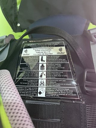 Mochila Porta Bebé Deuter Kid Comfort Plus