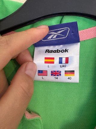Reebok Polo Verde Vintage