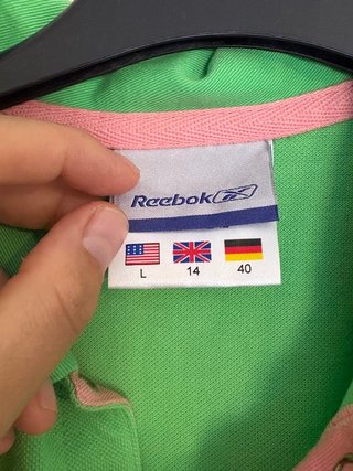 Reebok Polo Verde Vintage
