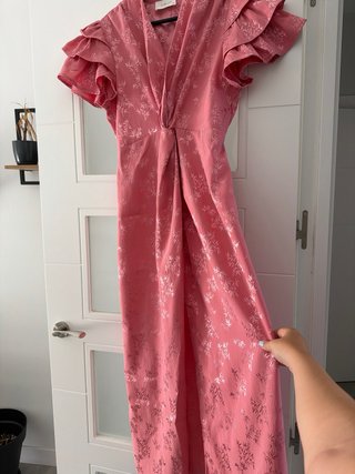 Vestido Polin et Moi invitada rosa
