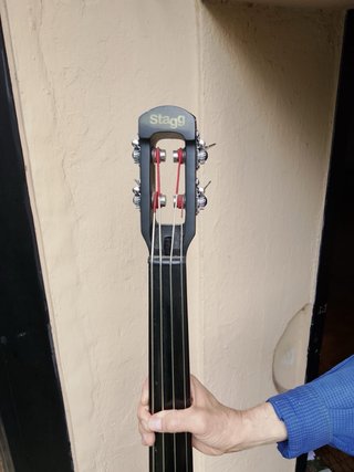 Contrabajo Eléctrico Stagg Negro