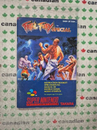 Fatal Fury Special Super Nintendo