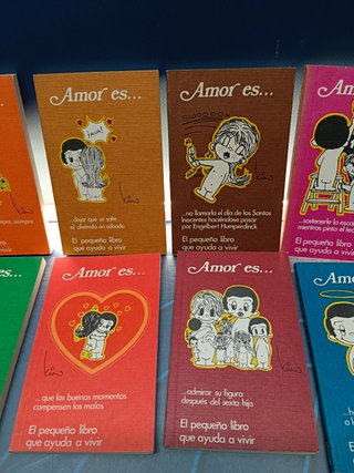 Amor es...el pequeño libro que ayuda a vivir, 1 al 10, 10 libros, Kim Grove, 1975