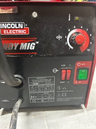Soldadora de hilo con bombona Ar/CO2