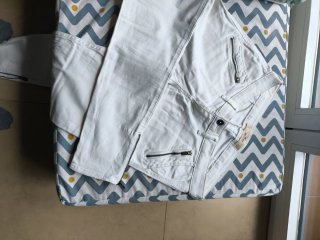 Pantalón Hollister n27 blanco mujer